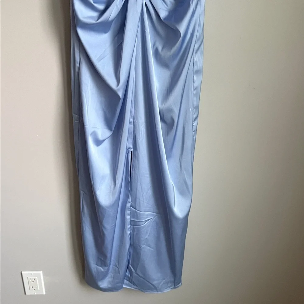 Abercrombie & Fitch Draped Twist-Front Maxi Dress Large